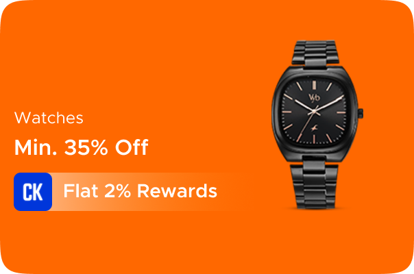 Amazon: Minimum 35% Off on Watches + Flat 2% Rewards